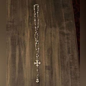 King Baby Sterling Silver ‘Rosary’ Necklace